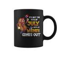 Mens Its Not A Party Until My Wiener Comes Out 4Th Of July Wiener Coffee Mug