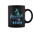 Mermaid Mom Funny Women Family Matching Party Squad Coffee Mug