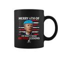 Merry 4Th Of July Biden Bike Bicycle Falls Off Anti Biden V4 Coffee Mug