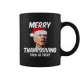 Merry Thanksgiving Trick Or Treat Funny Christmas Joe Biden Tshirt Coffee Mug