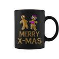 Merry X-Mas Funny Gingerbread Couple Tshirt Coffee Mug