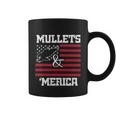 Mullets And Merica Eagle American Flag Fourth 4Th Of July Great Gift Coffee Mug