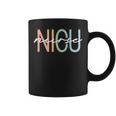 Nicu Nurse Icu Neonatal Boho Rainbow Team Tiny Humans Retro V3 Coffee Mug