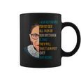 Notorious Rbg Ask No Favors Quote Coffee Mug