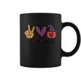 Peace Love Halloween Funny Halloween Quote Coffee Mug