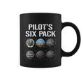 Pilots Six Pack Gift Funny Pilot Aviation Flying Gift Coffee Mug