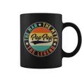 Pop Pop Vintage The Man Myth Legend Emblem Coffee Mug
