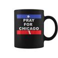 Pray For Chicago Encouragement Distressed Coffee Mug