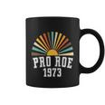 Pro Roe 1973 Rainbow Feminism Womens Rights Choice Coffee Mug