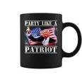 Pro Trump Party Like A Patriot Fourth Of July 4Th Coffee Mug