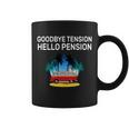 Retired Goodbye Tension Hello Pension Vacation Tshirt Coffee Mug