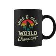 Retro Bigfoot Hide And Seek World Champion Sasquatch Coffee Mug