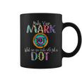 Retro Make Your Mark Happy International Dot Day Colorful Coffee Mug