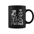 Roofer Us Flag Construction Worker Proud Labor Day Worker Gift Coffee Mug