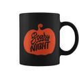Scary Night Pumpkin Halloween Quote Coffee Mug