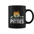 Show Me Your Pitties For A Rude Dogs Pit Bull Lover Coffee Mug