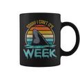 Sorry I Cant Its Week Ocean Scuba Diving Funny Shark Lover Coffee Mug