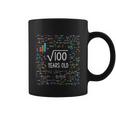 Square Root Of 100 10Th Birthday 10 Year Old Gifts Math Bday Tshirt Coffee Mug