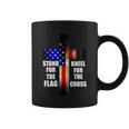 Stand For The Flag Kneel For The Cross Usa Flag Coffee Mug
