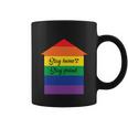 Stay Home Stay Proud Lgbt Gay Pride Lesbian Bisexual Ally Quote Coffee Mug