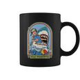 Stay Positive Shark Attack Comic Coffee Mug