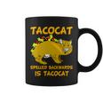 Tacocat Spelled Backwards Funny Cat Tshirt Coffee Mug