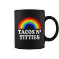 Tacos N Titties Funny Lgbt Gay Pride Lesbian Lgbtq Coffee Mug