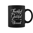 Thankful Grateful Blessed Thanksgiving Day Tshirt Coffee Mug