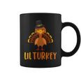 Thanksgiving Kids Cute Lil Turkey Toddler Boys Thanksgiving Coffee Mug