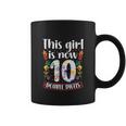 This Girl Is Now Double Digits 10 Year Old Funny 10Th Birthday Coffee Mug