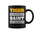 Tiger Saturday Saint Sunday Louisiana FootballS Coffee Mug