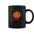 Trick Or Treat Pumpkin Halloween Quote Coffee Mug