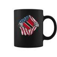 Trinidad And Tobago American Blood Inside Me - Country Flags Coffee Mug
