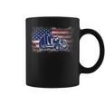 Trucker Trucker American Flag Usa Patriotic Trucker Coffee Mug