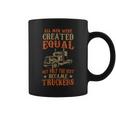 Trucker Trucker Funny Only The Best Became Truckers Road Trucking Coffee Mug