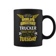 Trucker Trucker Idea Funny Worlds Greatest Trucker Coffee Mug