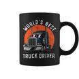 Trucker Worlds Best Truck Driver Trailer Truck Trucker Vehicle Coffee Mug