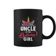 Uncle Of The Birthday Girl Uncle Funny Unicorn Birthday Coffee Mug