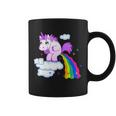 Unicorn Pooping A Rainbow Tshirt Coffee Mug