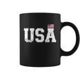 Usa With American Flag For Independence Day On 4Th Of July Coffee Mug