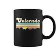 Vintage Colorado Mountain Sunset Tshirt Coffee Mug