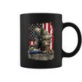 Vintage Us Flag Veteran Thank You Military Boot Memorial Day Funny Gift Coffee Mug