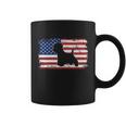 Vintage West Highland White Terrier Dog Us American Flag Gift Coffee Mug