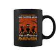 When Black Cat Prowl And Pumpkin Gleam My Luck Be Yours On Halloween Coffee Mug