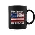 Whiskey Steak Guns And Freedom Us Graphic Plus Size Shirt For Men Women Family Coffee Mug