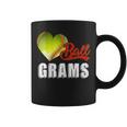 Womens Baseball Softball Ball Heart Grams Cute Mothers Day Sporter Coffee Mug