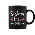 Womens Sisters Trip 2022 Vacation Travel Funny Sisters Weekend Graphic Design Printed Casual Daily Basic Coffee Mug