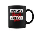 Worlds Best Golfer Dad Tshirt Coffee Mug