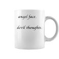 Angel Face Devil Thoughts V2 Coffee Mug