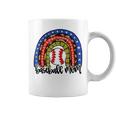 Baseball Mom Rainbow Baseball Mama  Coffee Mug